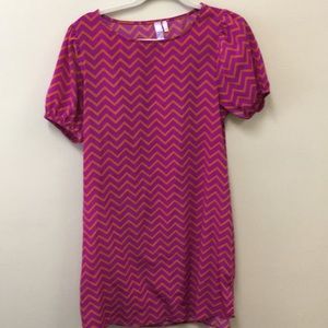 Anthropologie chevron dress